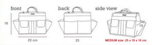 Waterproof Bag Organiser with ZIP for Graceful MM / PM, Siena PM, Neverfull PM, Small Zipped Bayswater, Small New Bayswater, Small Colville, Small Maple - MYLIORA.COM