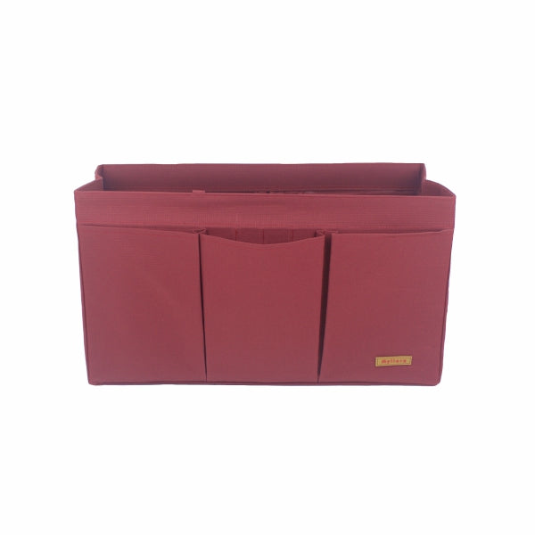 Large Book Bag Organizer, Waterproof & Sturdy,  Maroon
