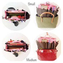 Myliora Original | Handbag Organiser Liner Bag Protector, Brown Pink, S M L XL Sizes