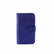 Card Holder Leather Wallet in Royal Blue | MYLIORA.COM