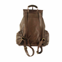 Large Rucksack Backpack Leather, Antique Brown | myliora.com