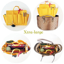 Myliora Original | Handbag Organiser Liner Bag Protector, Yellow, S M L XL XXL Sizes