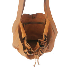 Hobo Genuine Leather Large Handbag, Caramel