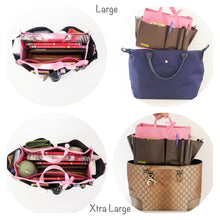 Myliora Original | Handbag Organiser Liner Bag Protector, Brown Pink, S M L XL Sizes