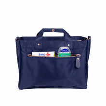Myliora Handy | Zip Bag Organiser + Wallet Compartment + Long Strap, Large Size