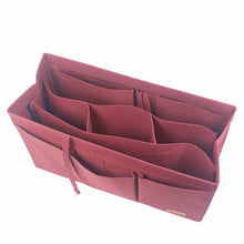 Large Book Tote Bag Organizer, Waterproof & Sturdy,  Maroon 