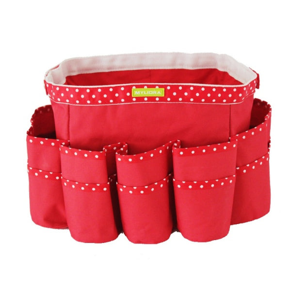 Myliora Baby Diaper Caddy Organiser in Red | MYLIORA.COM