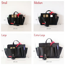 Myliora Original | Handbag Organiser Liner Bag Protector, Black, S M L XL XXL Sizes