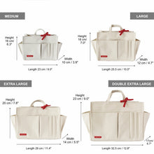 Myliora Original | Handbag Organiser Liner Bag Protector, Off-White, M L XL XXL Sizes