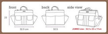 Myliora Complete Features, Waterproof Bag Organiser with Zip, JUMBO Size