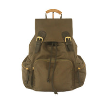 Womens Backpack Genuine Leather, Khaki | myliora.com